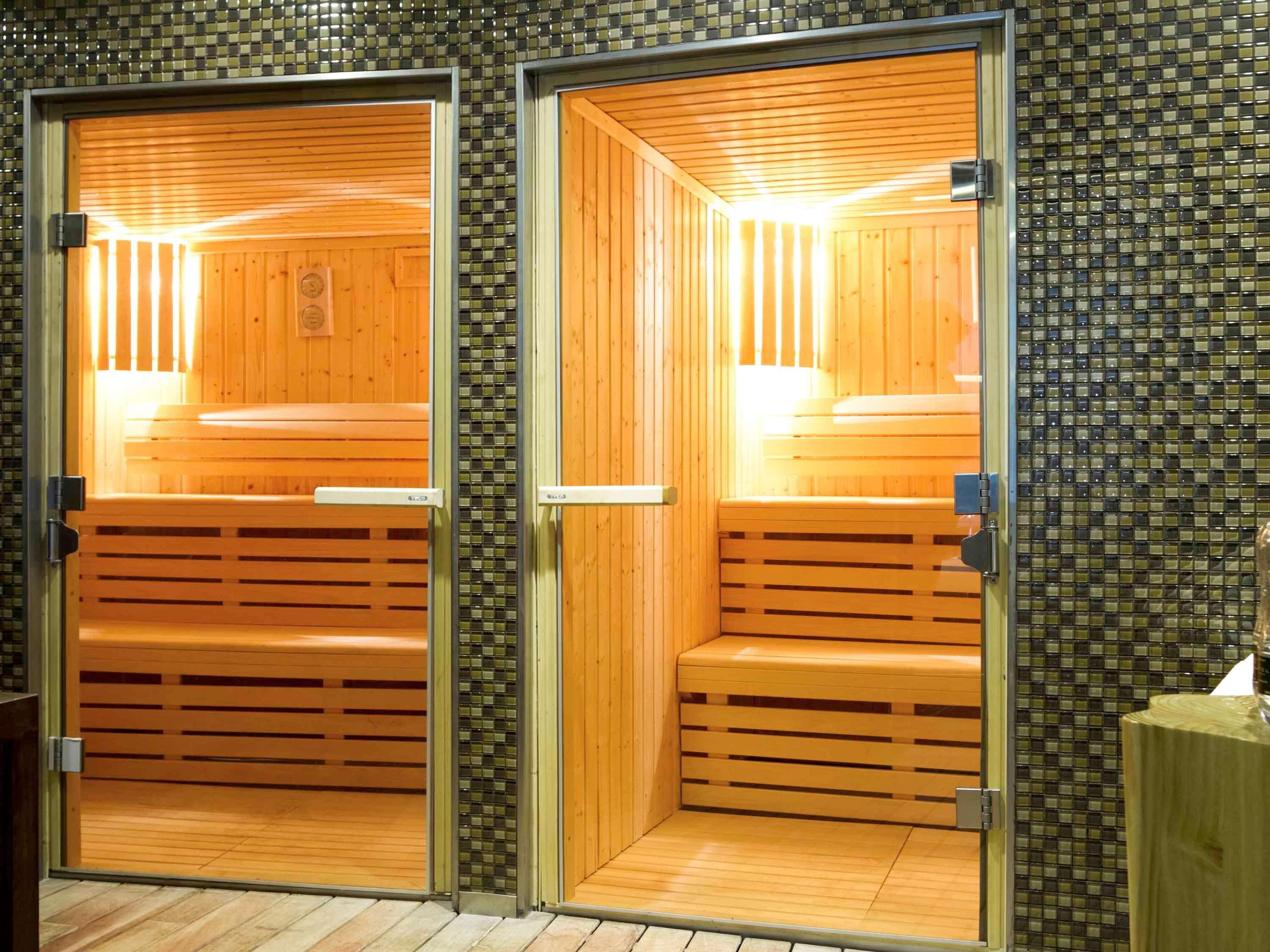 Sofitel Montevideo Casino Carrasco & Spa Exteriör bild Sauna