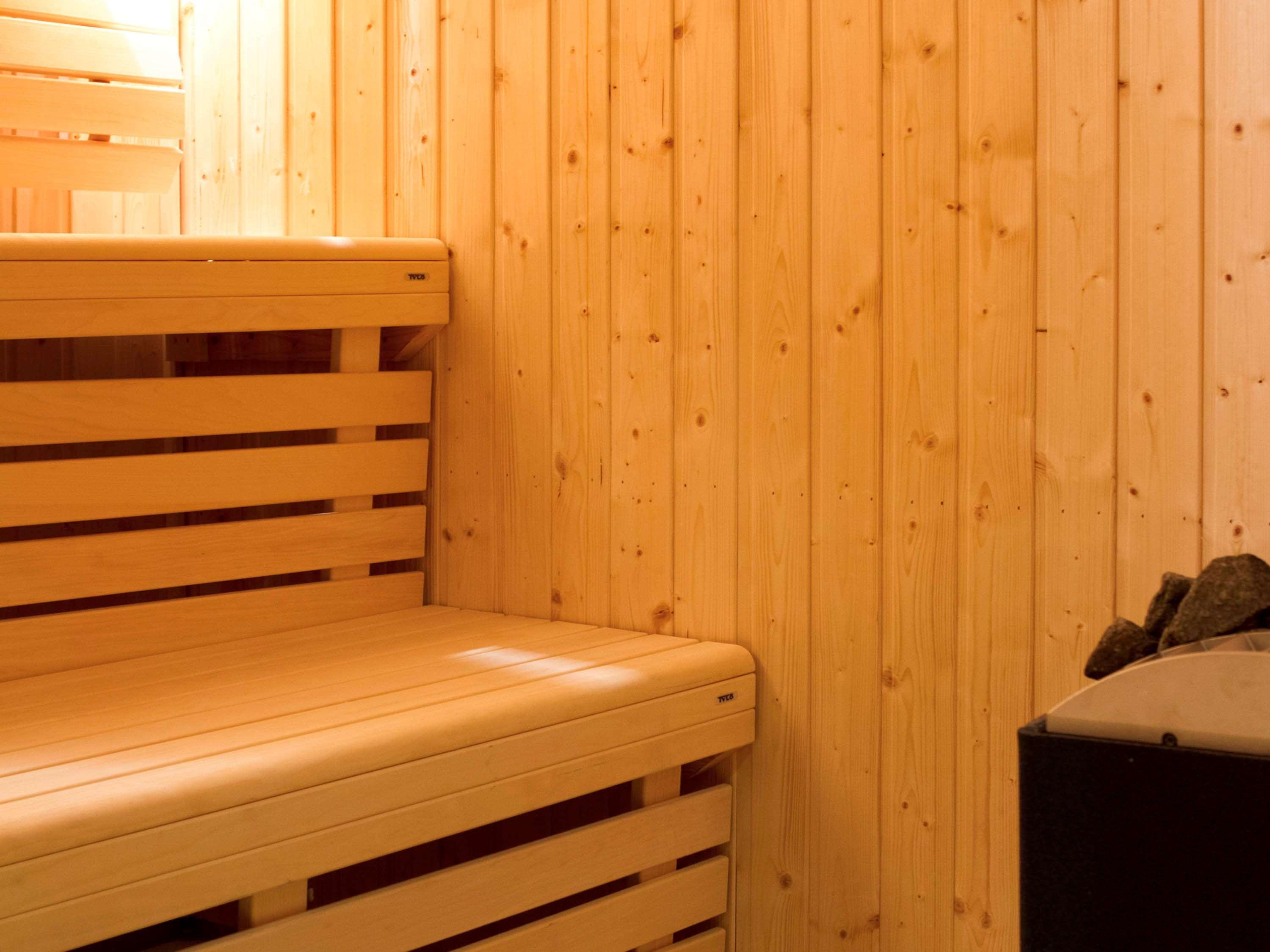 Sofitel Montevideo Casino Carrasco & Spa Exteriör bild A modern Finnish sauna