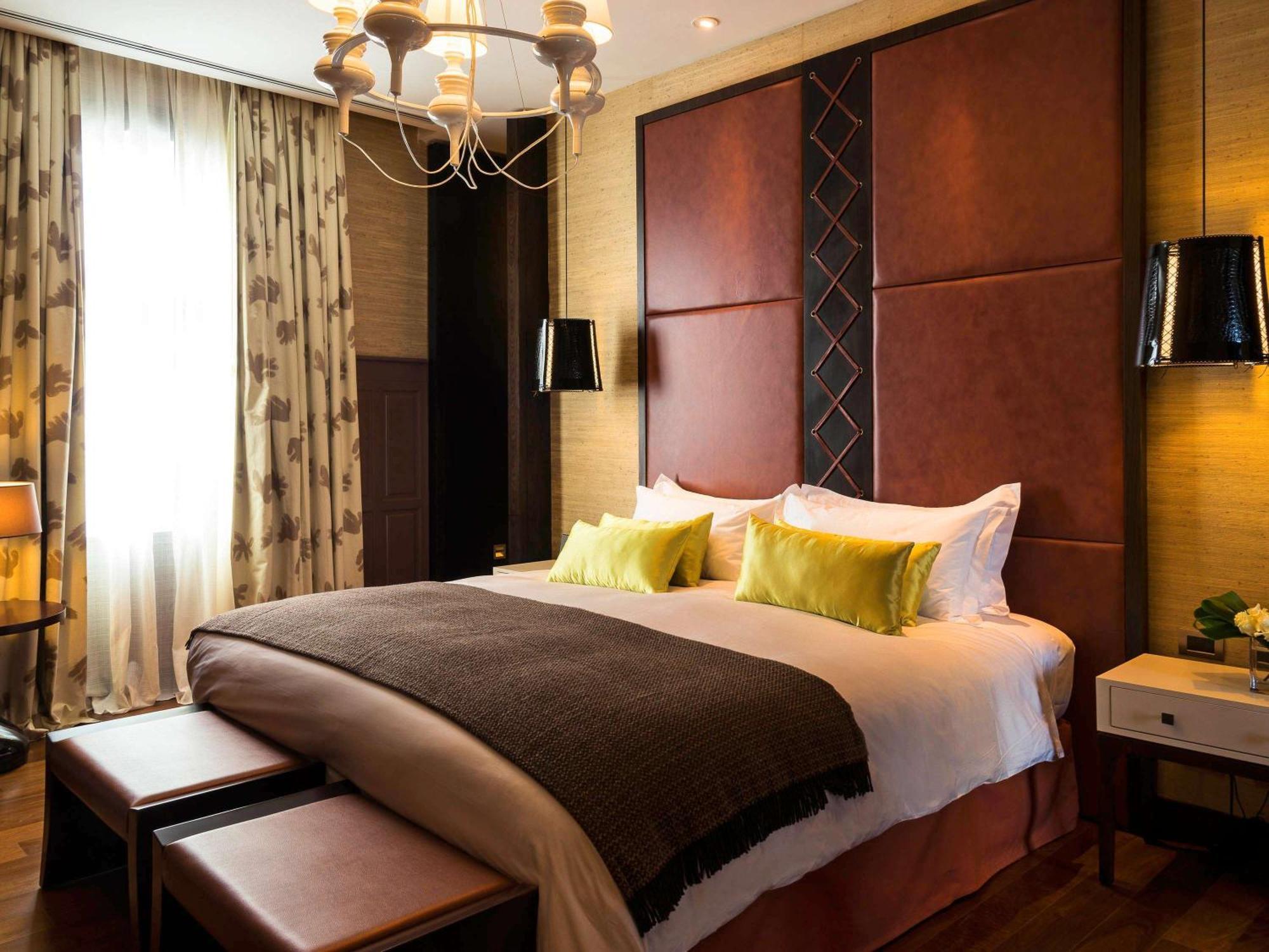 Sofitel Montevideo Casino Carrasco & Spa Exteriör bild A bedroom at the hotel